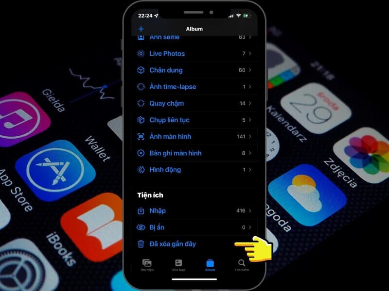 Cách khôi phục ảnh đã xóa vĩnh viễn trên iPhone dễ dàng 11 ban truy cap vao ung dung anh trong thiet bi iphone