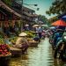 Thám tử Bến Tre bí mật điều tra tại chợ.