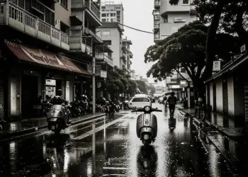 Thám tử Phú Nhuận phong cách retro, bí ẩn và chuyên nghiệp.