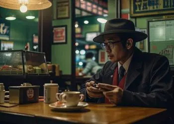 Thám tử Quận 12 quan sát bí mật từ quán cafe.