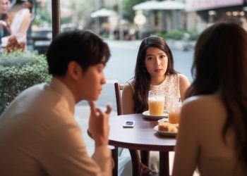 Thám tử quan sát cặp đôi, điều tra ngoại tình.